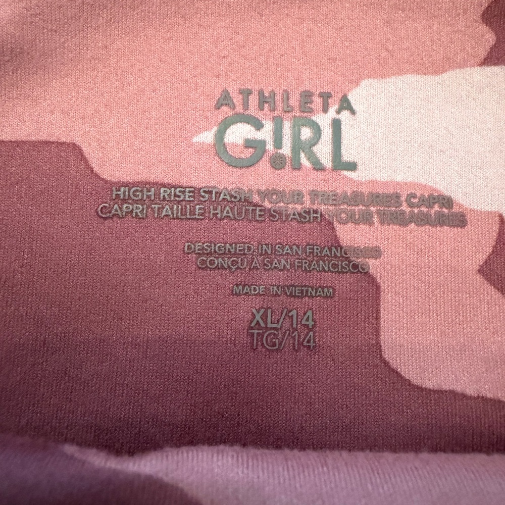 Athleta Girl Crop Bundle Size XL/14 - Picture 5 of 9